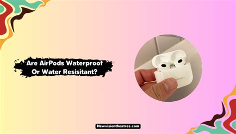 are airpods waterproof